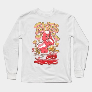 Farts Are My Love Language ~ Skunk Long Sleeve T-Shirt